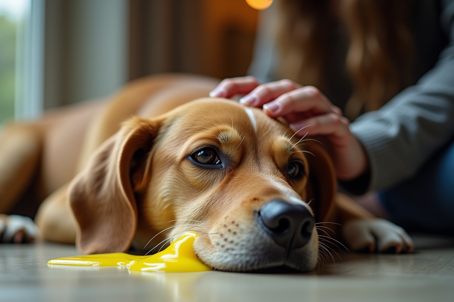 hund erbricht gelben schaum-Titel