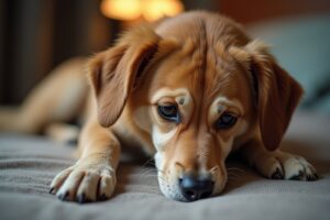 hund kratzt sich ständig-Titel